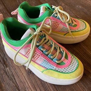 Steve Madden Multicolor Platform Sneakers